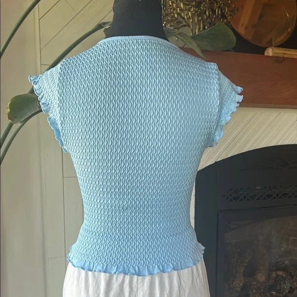 Urban Rebel Smocked Ruffled Blouse - Picture 6 of 8